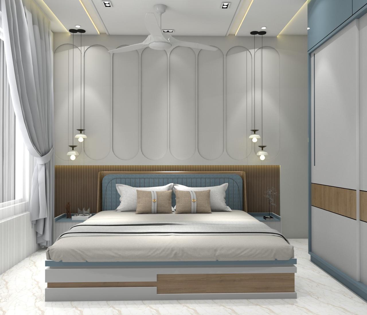 Minimalist living room penthouse transformation